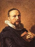 Frans Hals Portrait of Samuel Ampzing oil painting